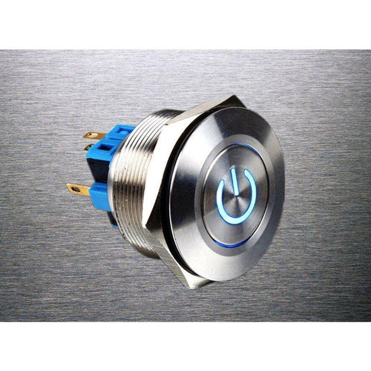 1pc 30mm Metal Latching LED Push Button Switch.latching button switch,push button latching relay circuit,latch circuit for push button,latching on off switch