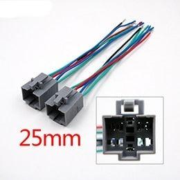 1pc 6Pin 25mm Metal Stainless Steel Latching Push Button /Doorebll Bell Horn LED.