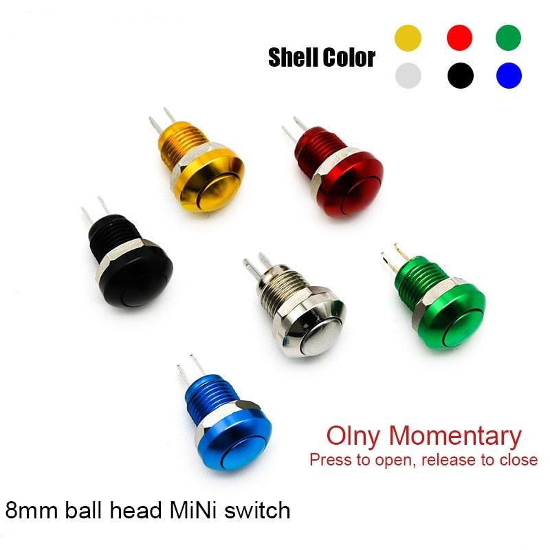 8mm push button