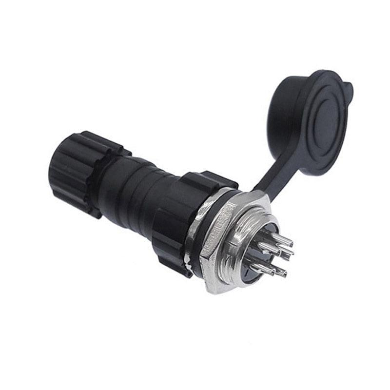1pcs Aviation connector GX16 M16 waterproof docking back nut male&female plug and socket 2pin-9pin.