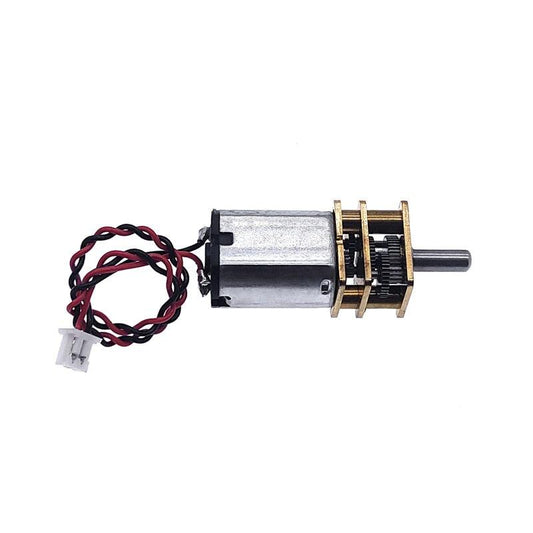 1Pcs G12-N20 Micro Metal Gear Motor with Gearwheel DC Motors Reduction motor D shaft 3V-9V rated voltage 6V rated speed 66RPM.