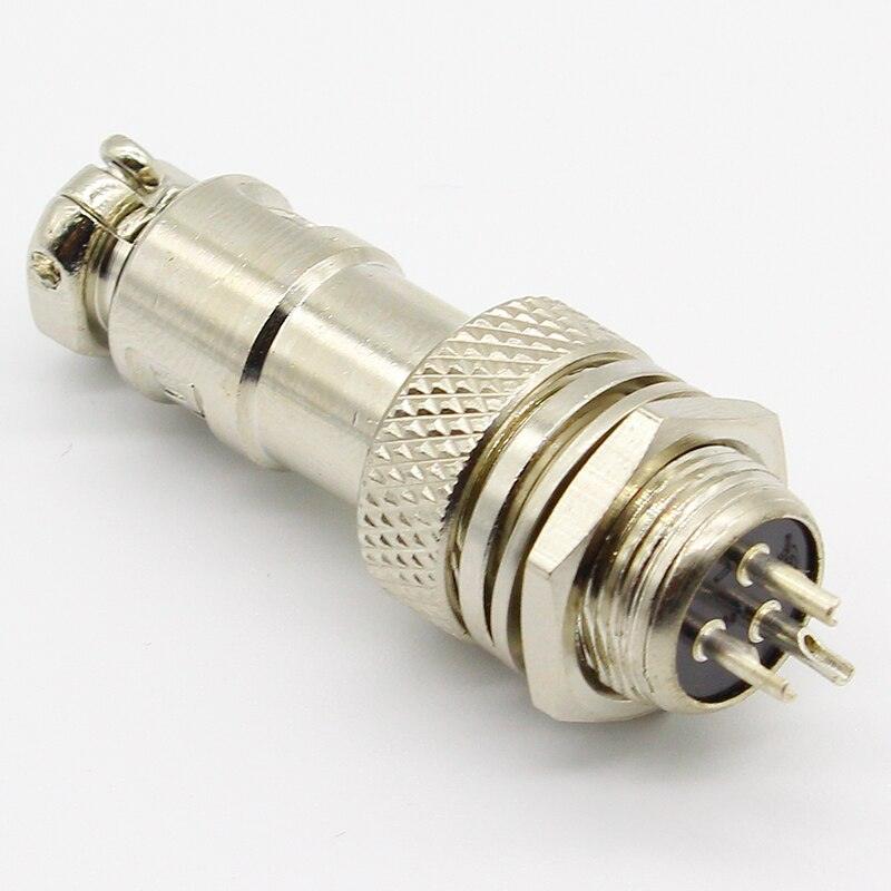 1pcs GX12 2 3 4 5 6 7 Pin Male &amp; Female 12mm Wire Panel Connector Aviation Plug L91 GX12 Circular Connector Socket Plug.aviation connector