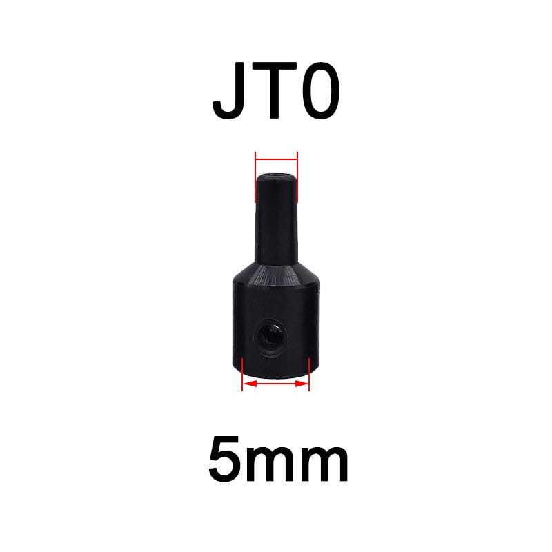 1PCS Jt0 drill chuck adaptor connecting rod shaft sleeve steel copper coupling 4mm/5mm/6mm/8mm.