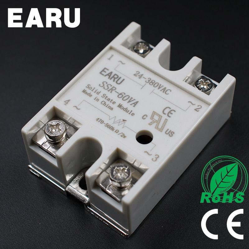 electrical center b2c | 1pcs Solid State Relay Module SSR- 60A 500K ohm ...
