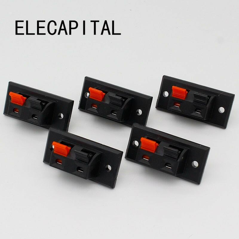 Spring Load Audio electrical center b2c | 2017 Hot 5 Pcs 2 Positions Connector Terminal ...