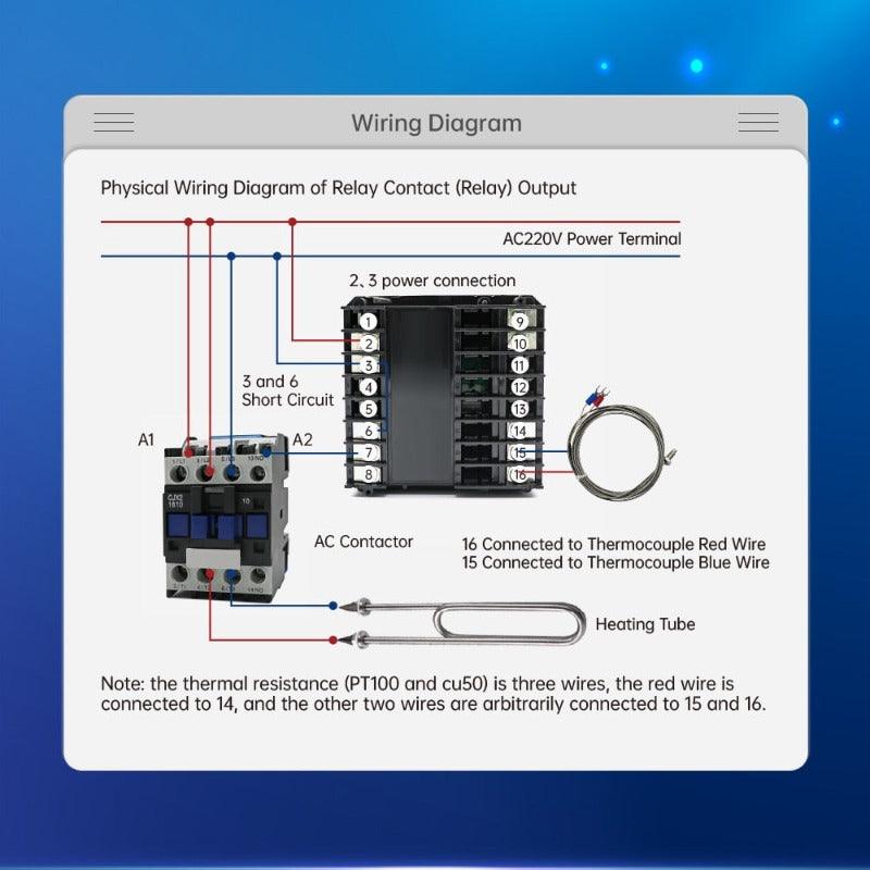 220V  PID Temperature Controller REX-C900 Thermocouple PT100 K Universa Input Multi-input SSR Relay Output Thermostat Regular.