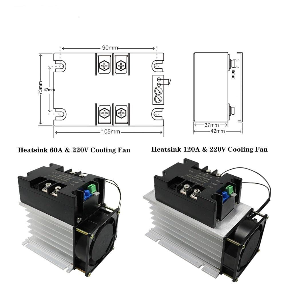 220V Single Phase Motor Soft Starter Module Controller 1KW2KW4KW6KW8KW Online Soft Starting Fan Pump Pressure Reducer Conveyor.