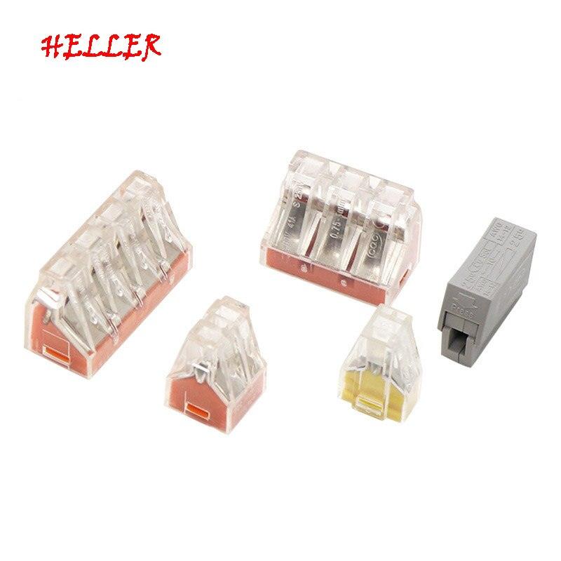30/50 PCS Universal Compact Wire Wiring Connector Terminal Block With Lever  Fast Push-in Conductor Wiring Connector Terminal.