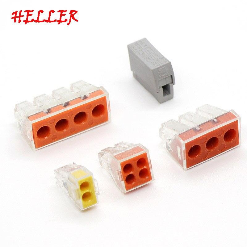 30/50 PCS Universal Compact Wire Wiring Connector Terminal Block With Lever  Fast Push-in Conductor Wiring Connector Terminal.