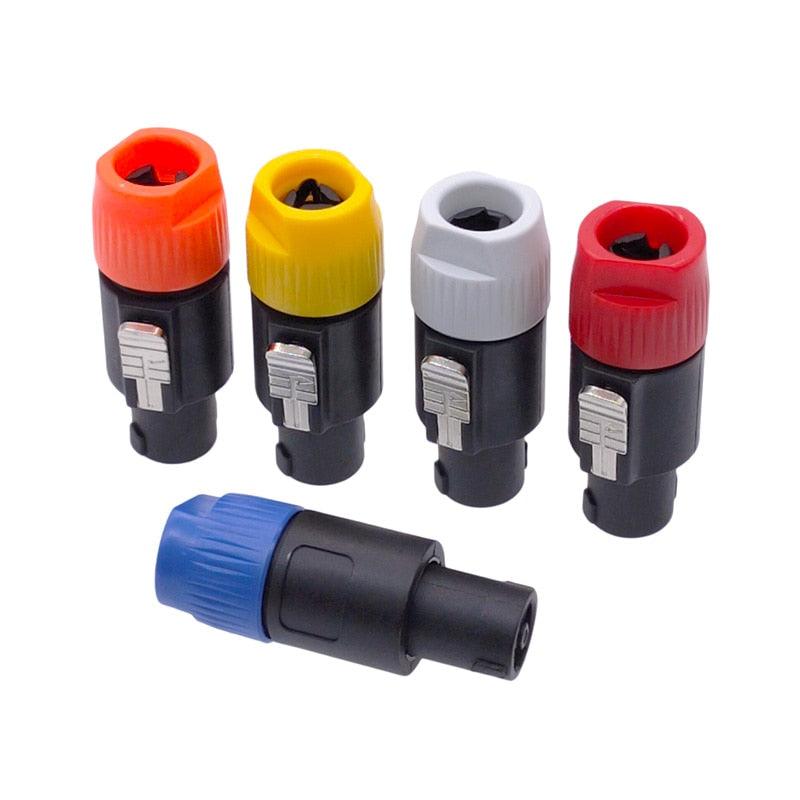 4 Pins Powercon Connector NAC3FCA Male Plug For Electric Drill LED Screen Stage Lighting Power Connecting.