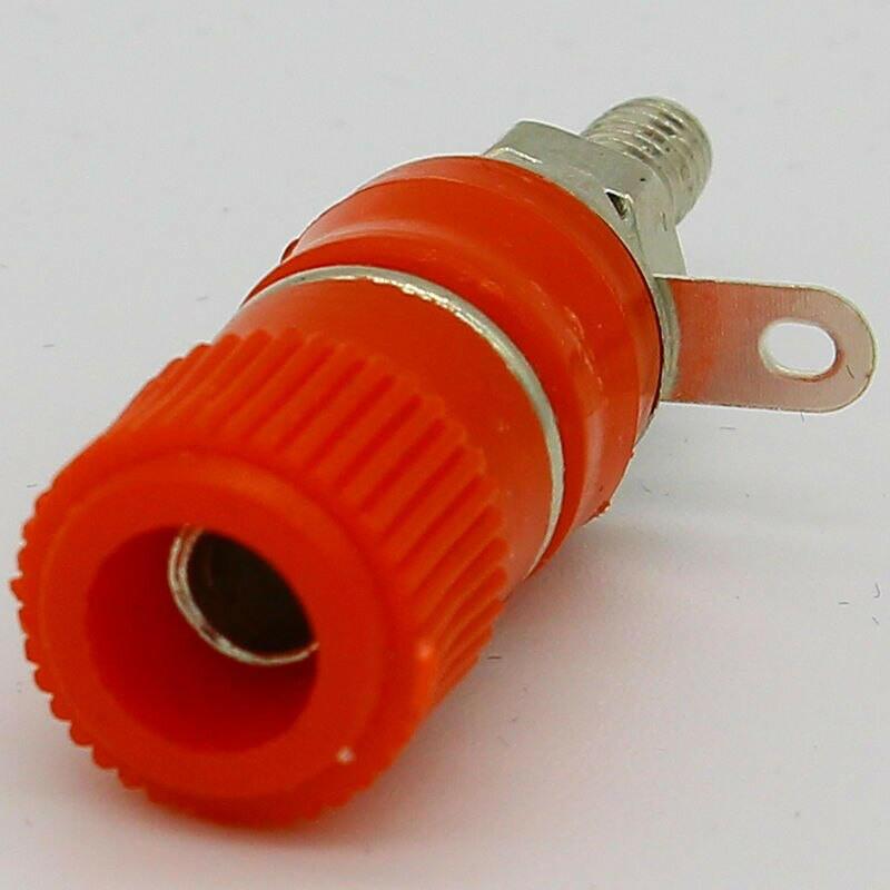 4pcs Terminal fastener 4MM binding post banana jack terminal with metal insert nuts For Cable Terminals.