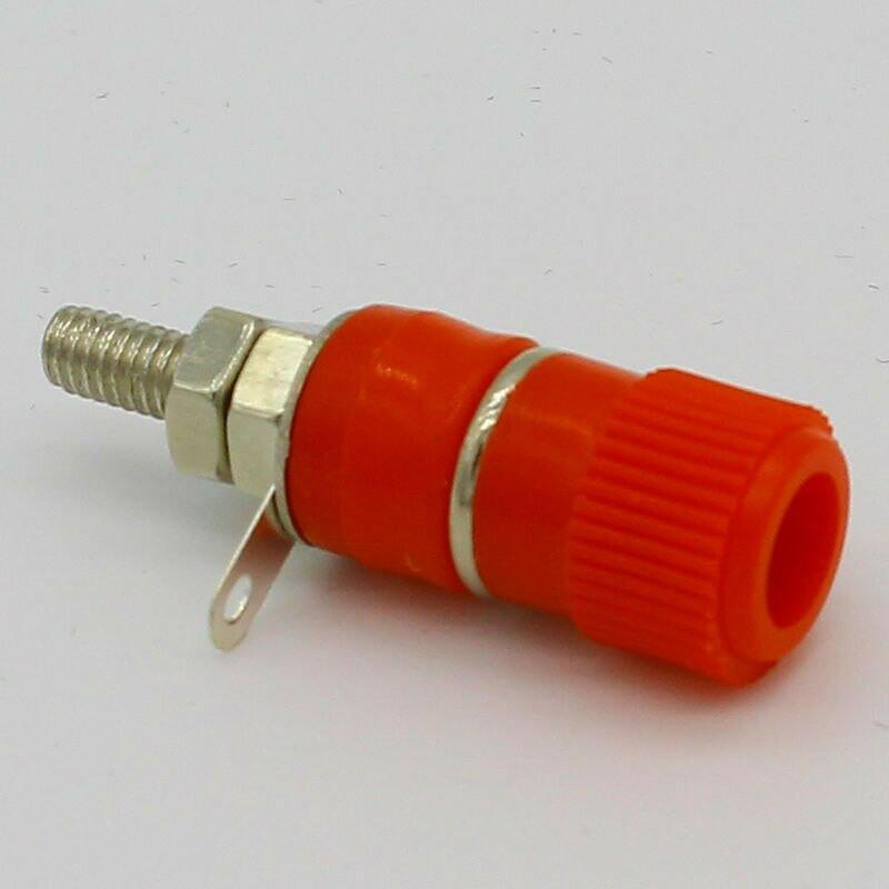 4pcs Terminal fastener 4MM binding post banana jack terminal with metal insert nuts For Cable Terminals.