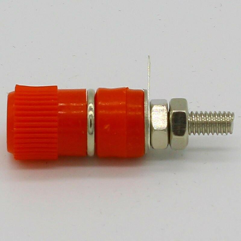 4pcs Terminal fastener 4MM binding post banana jack terminal with metal insert nuts For Cable Terminals.