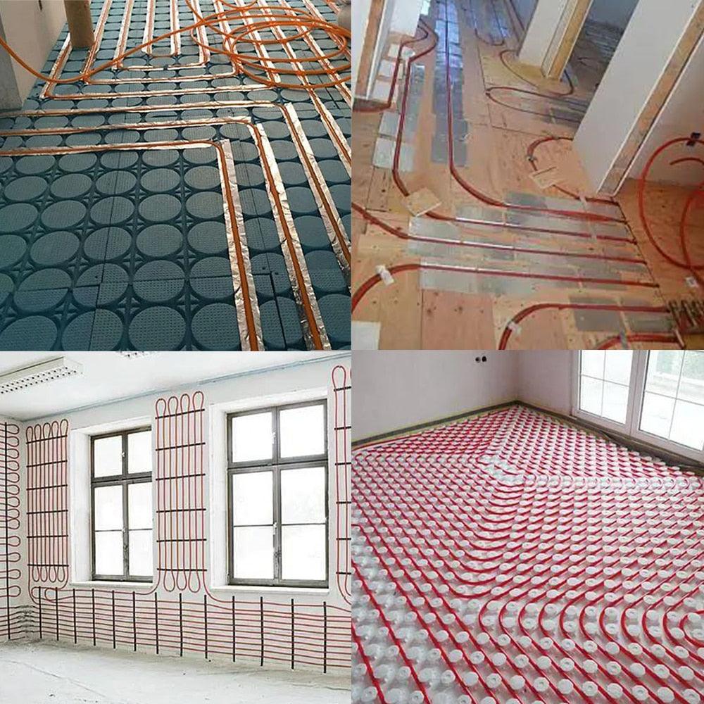 5-100 Meters Infrared Warm Floor Cable 12K 33ohm/m Electric Carbon Heating Wire Coil 2.0mm Fiber Wire Floor Hotline Thickening.