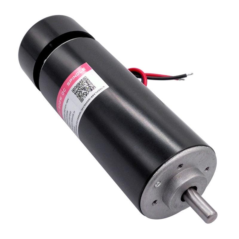 500W air cooled spindle motor 48V ER11 chuck CNC 100V 0.5Kw Spindle motor for Engraving.mini mill spindle