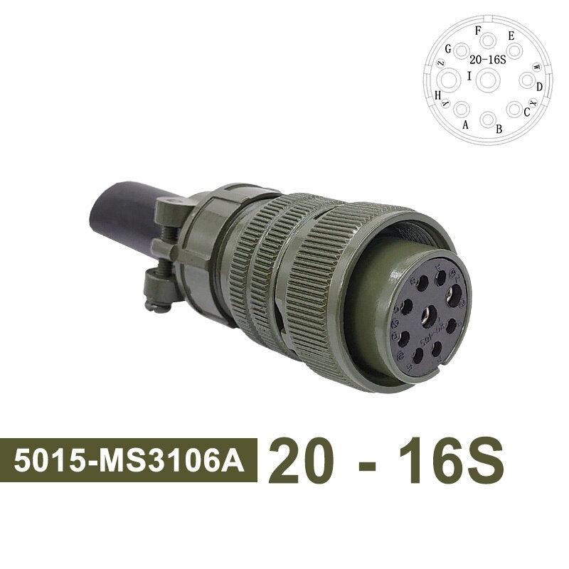 5015 Military Specification Connector MIL STD Socket MS3102 Plug MS3106 MS3108 MIL-C Circular Connector 20-7 20-15 20-16.