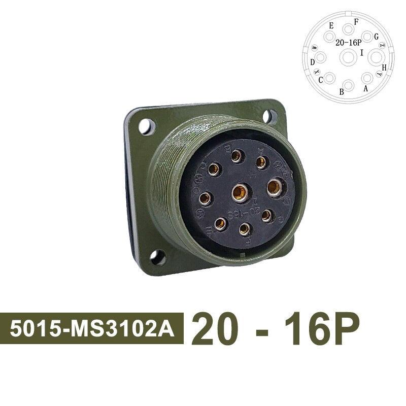 5015 Military Specification Connector MIL STD Socket MS3102 Plug MS3106 MS3108 MIL-C Circular Connector 20-7 20-15 20-16.