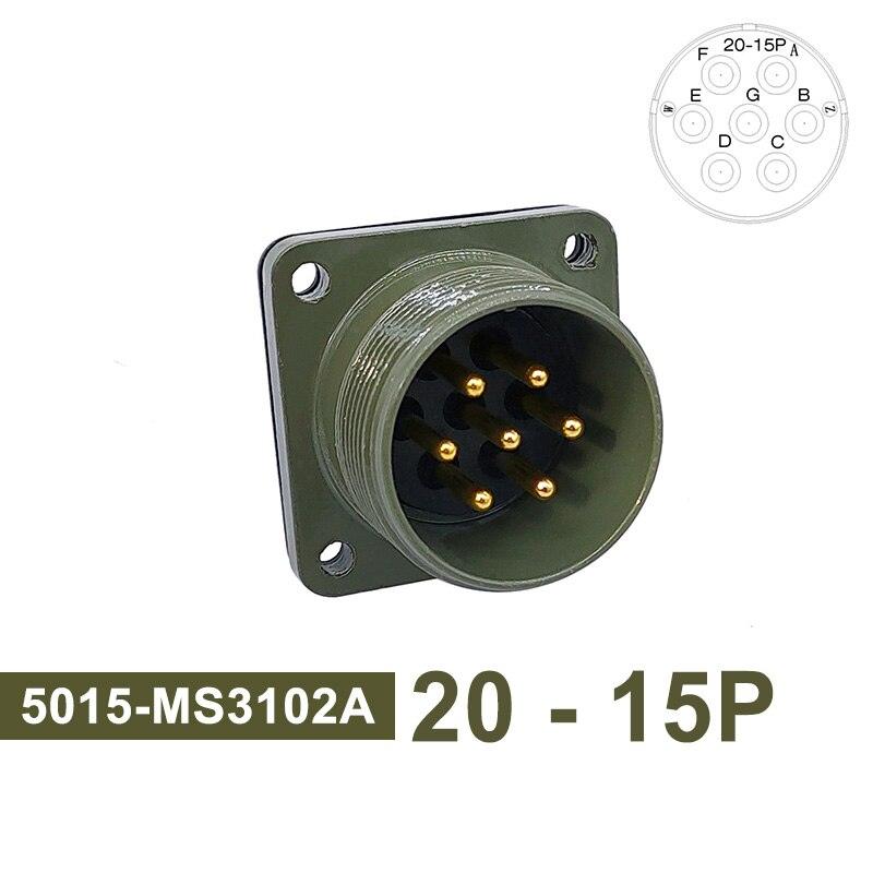5015 Military Specification Connector MIL STD Socket MS3102 Plug MS3106 MS3108 MIL-C Circular Connector 20-7 20-15 20-16.