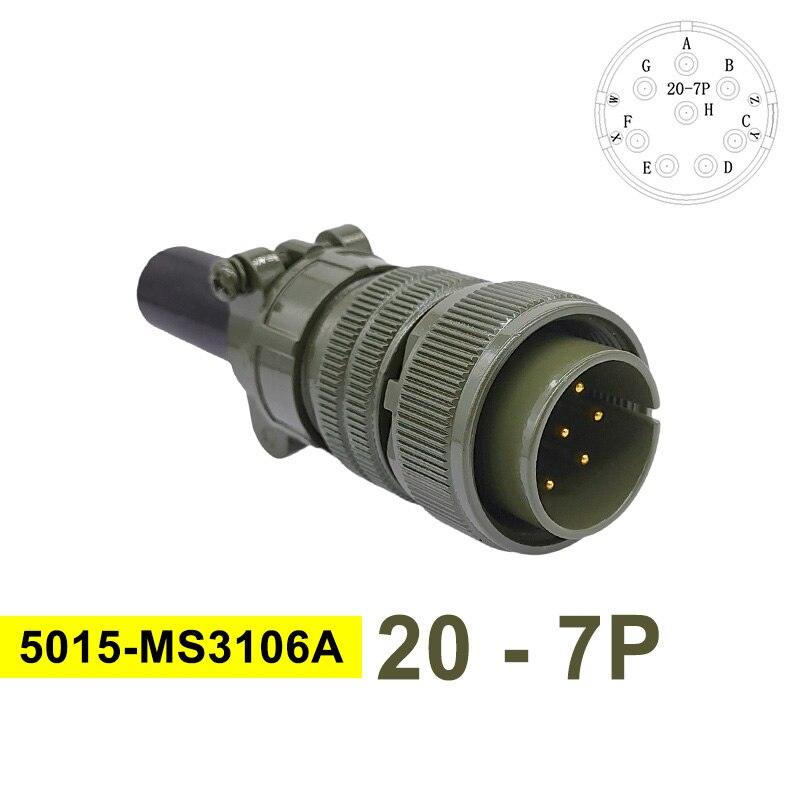 5015 Military Specification Connector MIL STD Socket MS3102 Plug MS3106 MS3108 MIL-C Circular Connector 20-7 20-15 20-16.