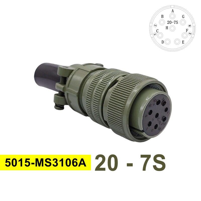 5015 Military Specification Connector MIL STD Socket MS3102 Plug MS3106 MS3108 MIL-C Circular Connector 20-7 20-15 20-16.