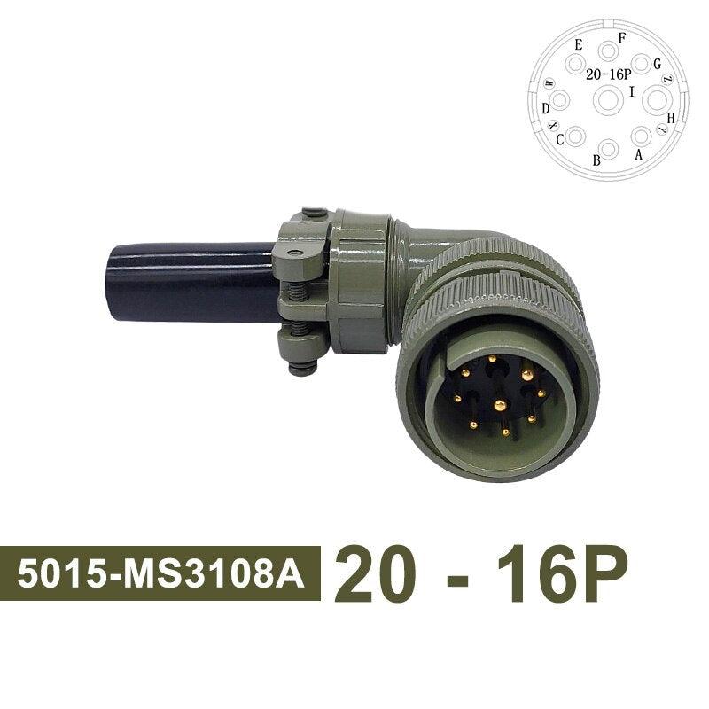 5015 Military Specification Connector MIL STD Socket MS3102 Plug MS3106 MS3108 MIL-C Circular Connector 20-7 20-15 20-16.