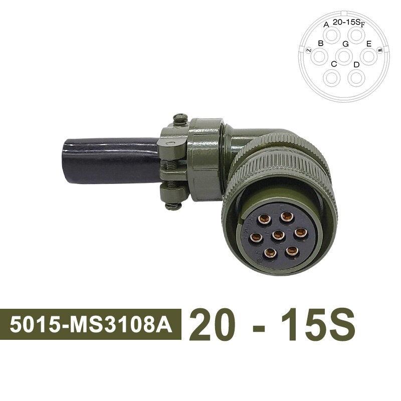5015 Military Specification Connector MIL STD Socket MS3102 Plug MS3106 MS3108 MIL-C Circular Connector 20-7 20-15 20-16.