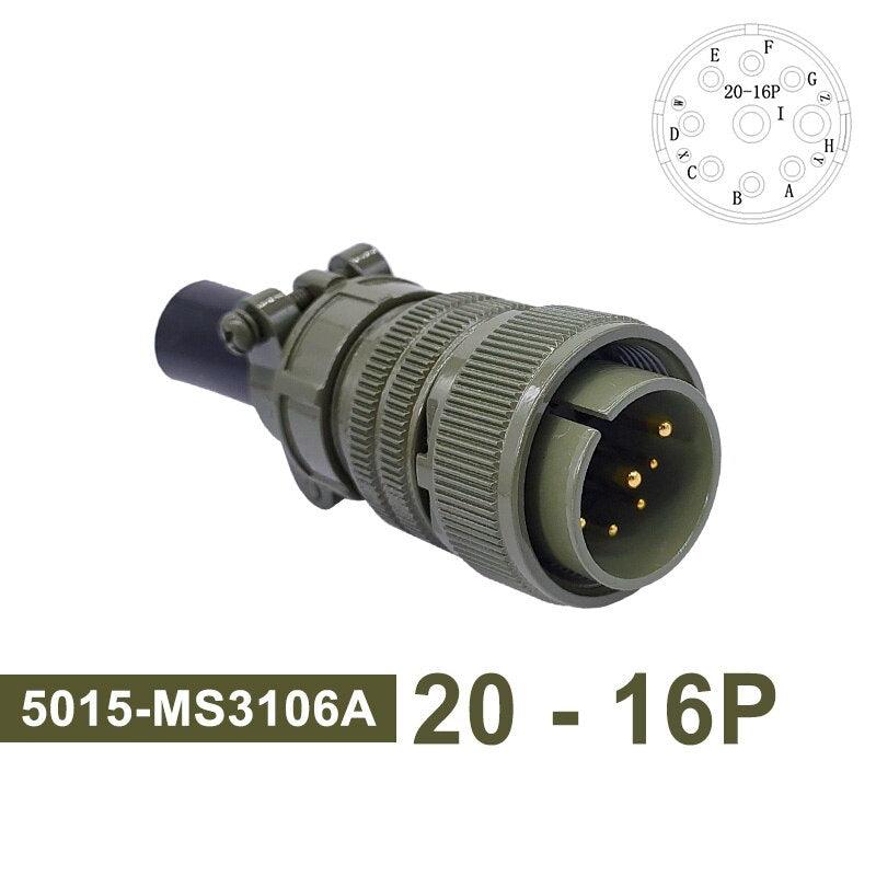 5015 Military Specification Connector MIL STD Socket MS3102 Plug MS3106 MS3108 MIL-C Circular Connector 20-7 20-15 20-16.