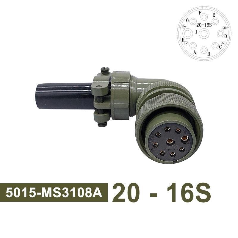 5015 Military Specification Connector MIL STD Socket MS3102 Plug MS3106 MS3108 MIL-C Circular Connector 20-7 20-15 20-16.