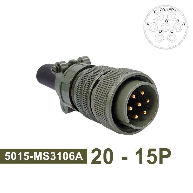 5015 Military Specification Connector MIL STD Socket MS3102 Plug MS3106 MS3108 MIL-C Circular Connector 20-7 20-15 20-16.