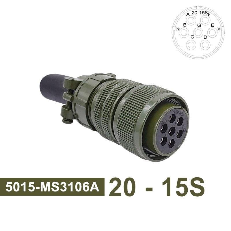 5015 Military Specification Connector MIL STD Socket MS3102 Plug MS3106 MS3108 MIL-C Circular Connector 20-7 20-15 20-16.