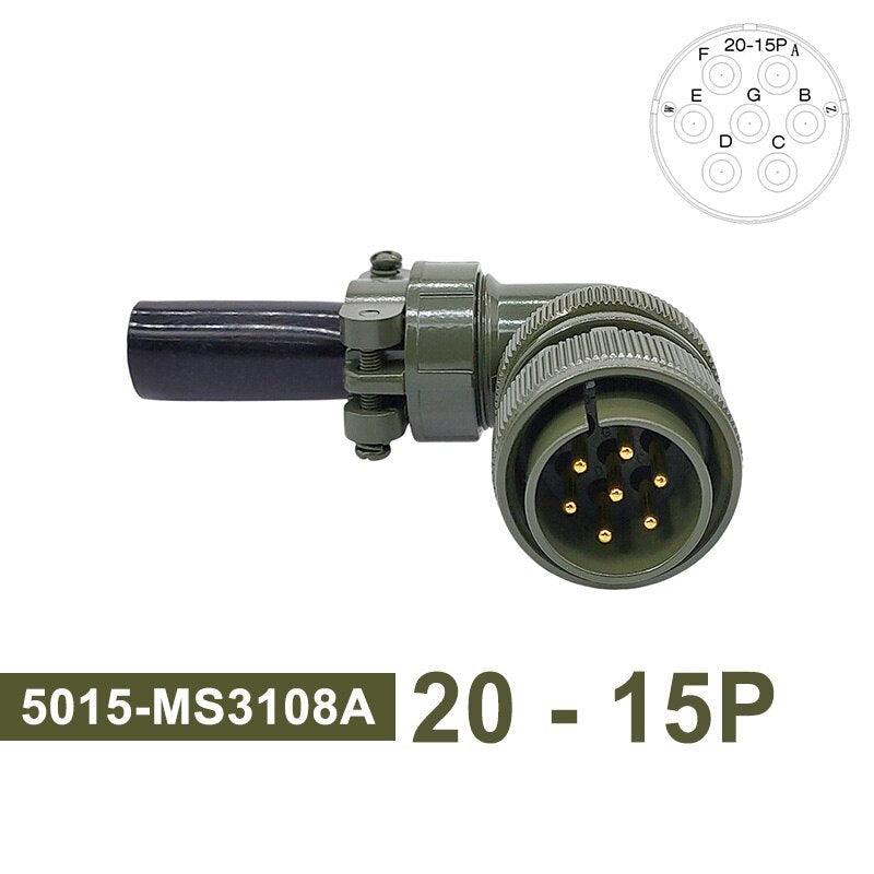 5015 Military Specification Connector MIL STD Socket MS3102 Plug MS3106 MS3108 MIL-C Circular Connector 20-7 20-15 20-16.