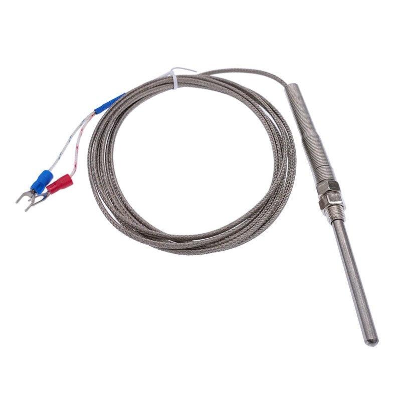 50mm thermocouple probe type temperature sensor K type 0-400℃ stainless steel.