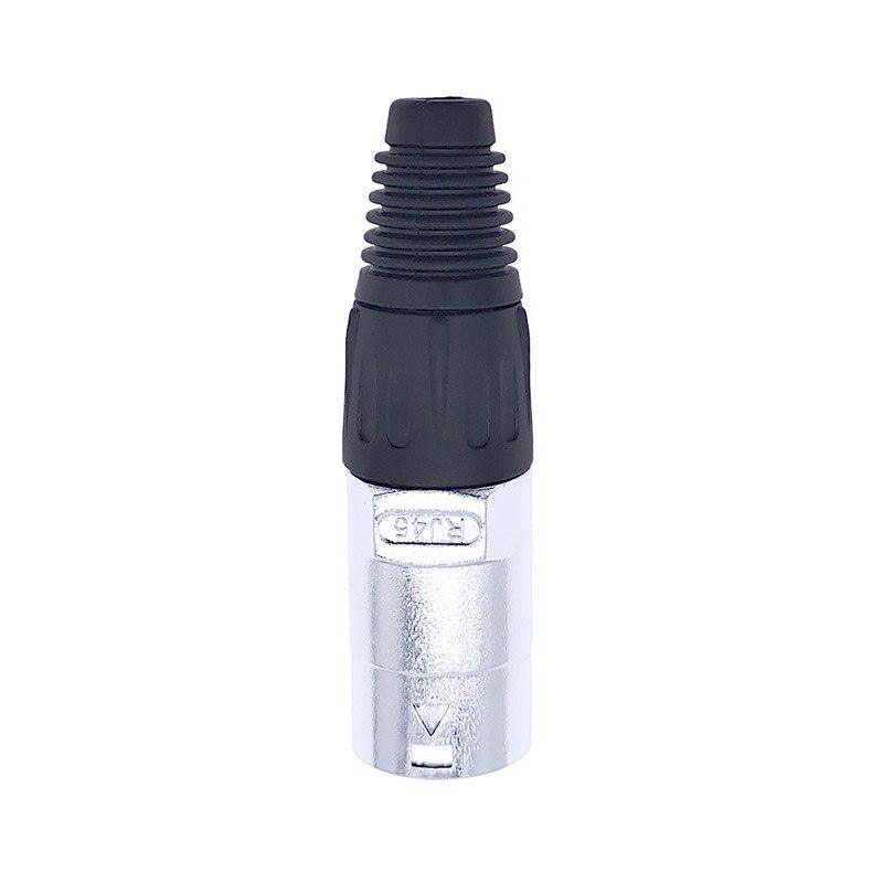 8p8c RJ45 net work waterproof connector,IP65  D socket panel ethernet connector.