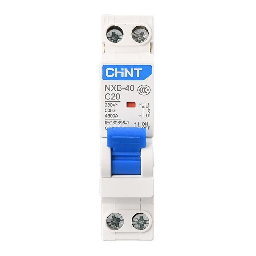 nxb circuit breaker,CHNT CHINT Miniature Circuit Breaker NXB-40 MCB 1P+N C 10 16 20 25 32 40A Air Switch
