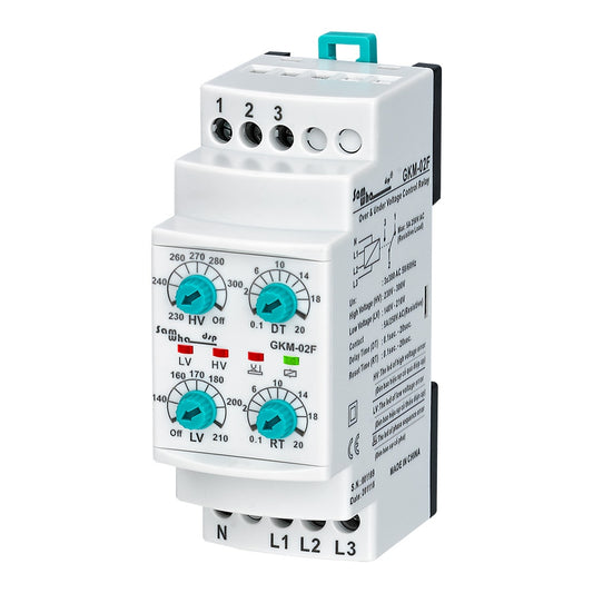Samwha-Dsp GKM-02F 3*380VAC Phase Sequence, Under&Over Voltage Relay.