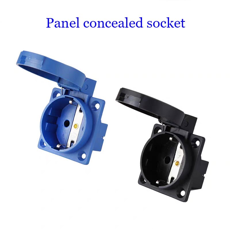 IP54 Waterproof Electrical plugs and sockets 2 pin 10A-16A plug industrial connector two holes.