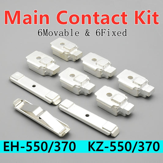 Main Contact Kit for Contactor EH-550 EH-370 Moving and Fixed Contacts EHCK370-3 EHCK550-3 KZ370 KZ550.