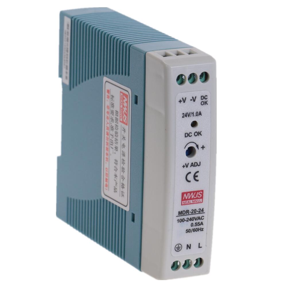 MDR-20 20W Single Output 5V 12V 15V 24V Din Rail Switching Power Supply AC/DC.
