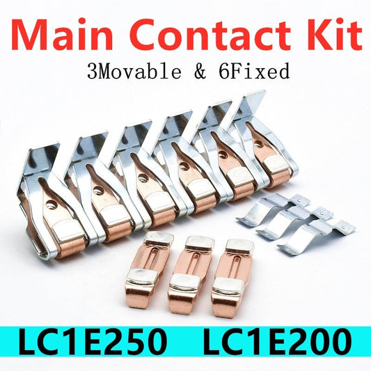 LC1E250 3 Pole Contactor Contact Kit LC1E200 Contact Replacement Kit Accessories.
