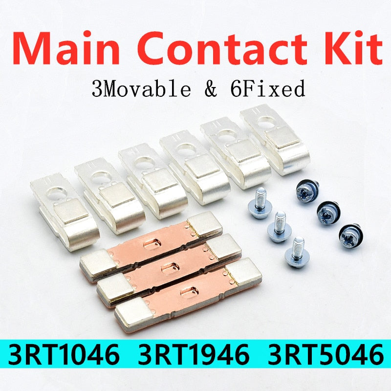 Main Contact Kit for 3RT1046 Contactor Accessories 3RT1946-6A Moving and Fixed Contacts 3RT5046.
