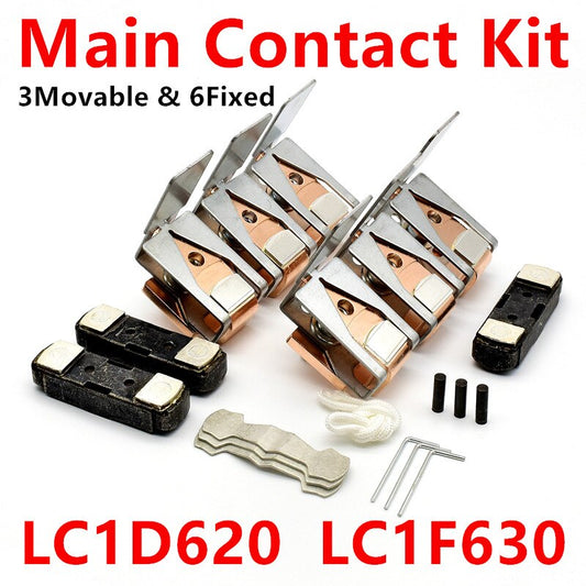 LA5F630803 Main Contact Kit for LC1D620 LC1F630 LC1E630 Moving and Fixed Contacts.