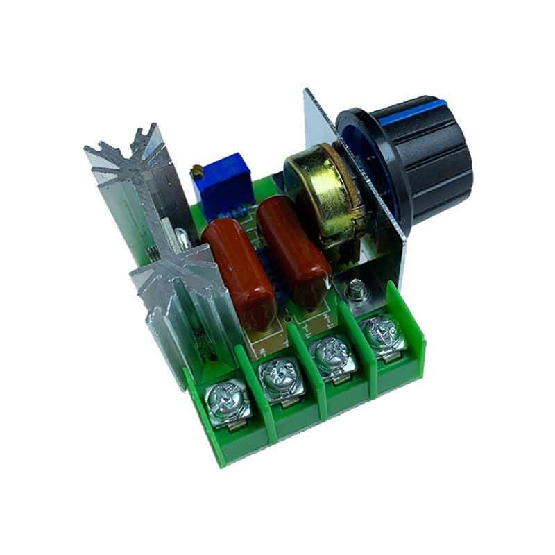 2000W Adjustable Motor Speed Controller Voltage Regulator AC Motor Speed Controller 50-220V 25A.