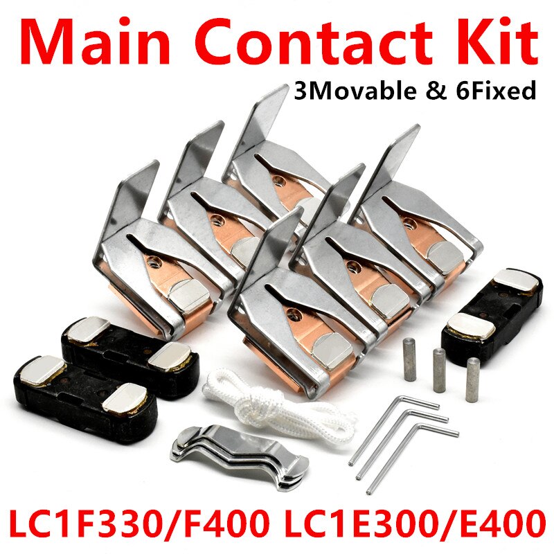 Moving And Stationary Contacts For LC1F330 LC1F400 LC1E300 LC1E400 Contactor Spare Parts.