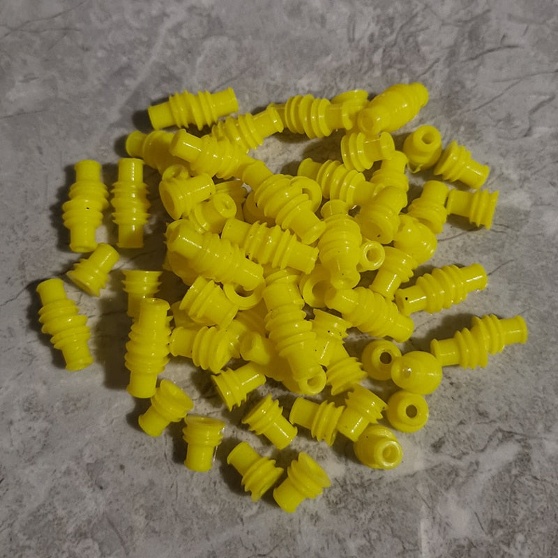 100 pcs piece auto wire connector rubber seal super waterproof silicone wire seals 281934-2 for tyco 1.5 series plug.