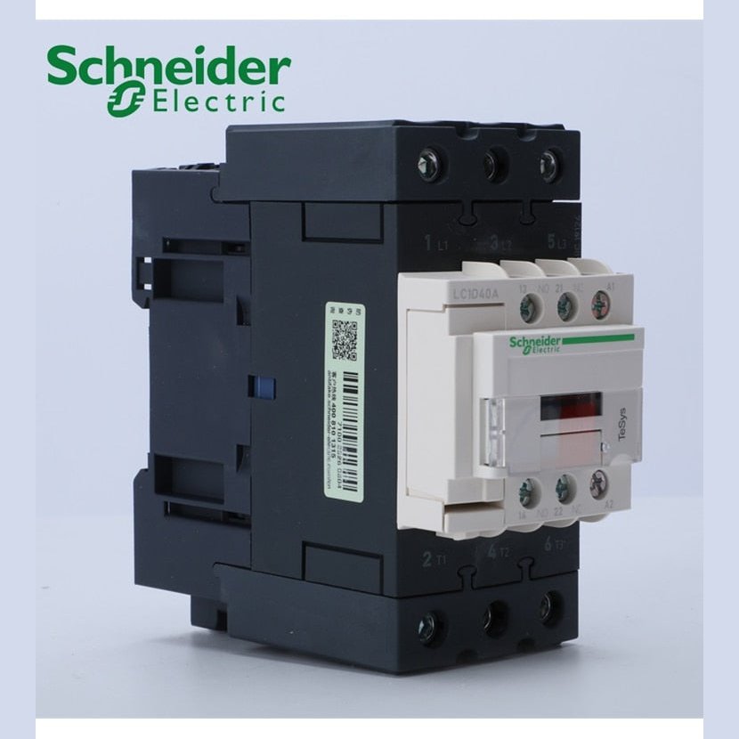 Schneider Electric 3P 40A AC Contactor LC1D40AM7C LC1D40ACC7C LC1D40AB7C.