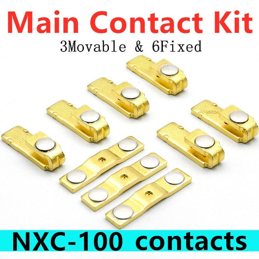 Main Contact Kit For NXC-85 NXC-100 NXC-75  Moving and Fixed Contacts Contactor Spare Parts.