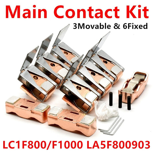 LA5F800803 Movable And Stationary Contacts For Magnetic Contactor LC1F800 LC1F1000 Main Contact Kit.