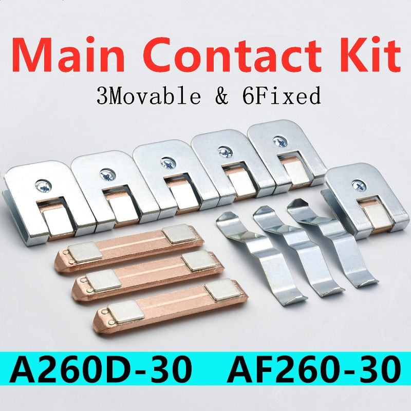 Main Contact Kit ZLD260 for A260D-30 AC Contactor Accessories Replacement Repair Kit AF260-30.