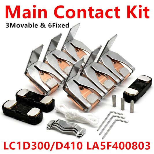 LA5F400803 Main Contact Kit For Contactor LC1D300 LC1D410 Moving And Fixed Contacts.
