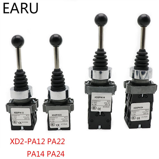 2NO 2 Position Latch XD2 PA12 PA14 Joystick Controller Spring Return Rotary Cross Toggle Switches Reset PA22 PA24 4NO 4 Position.xd2pa24,xd2pa24  xd2pa12  xd2pa22  xd2pa14